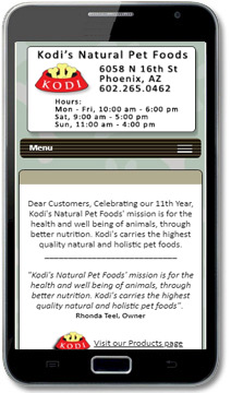 Kodis Natural Pet Foods